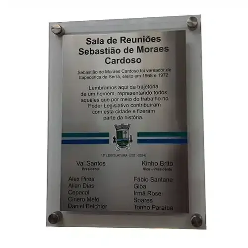 Imagem ilustrativa de Placa de Inauguração