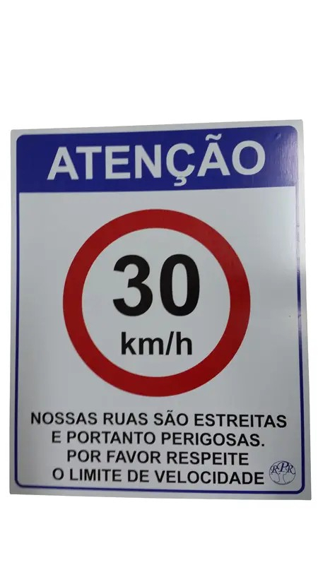 Placas de Sinalização