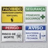 placas de acrílico para sinalização preço Bragança Paulista