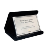 placas de homenagens com estojo Marília