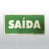 placas sinalização rota de fuga Itupeva